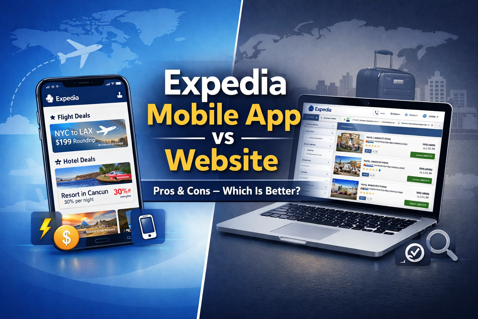 Expedia Mobile App vs Website: Pros & Cons 