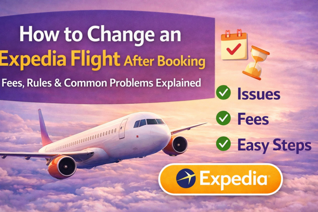 How to change an expedia flight after booking