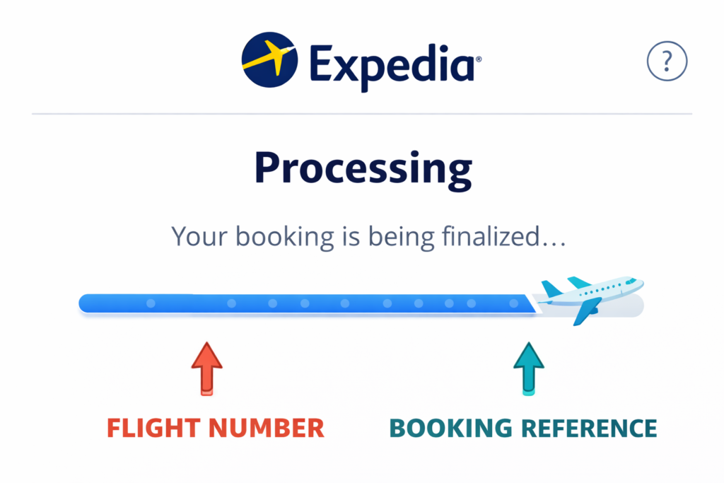 expedia tickets processing 
