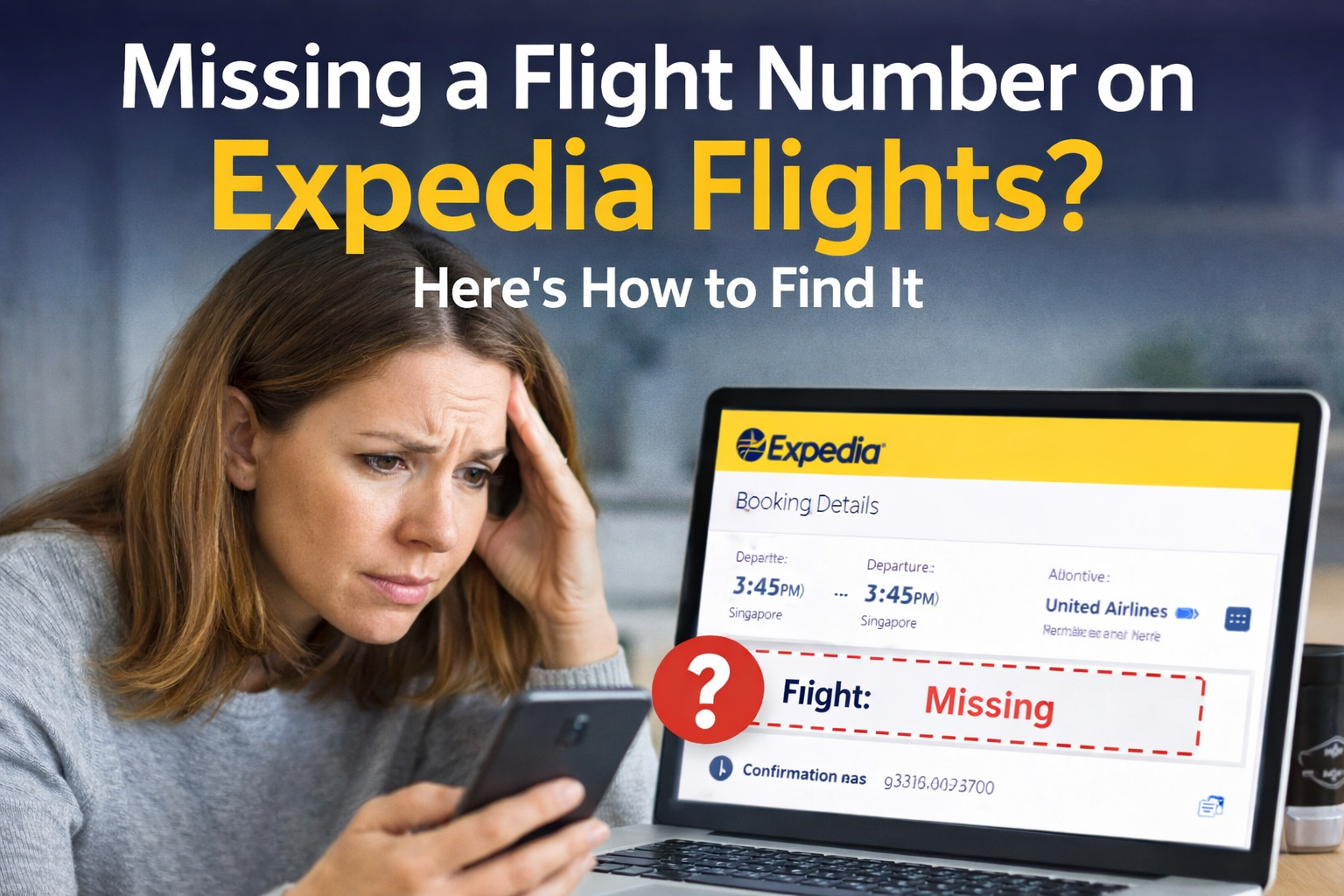 Missing Flight Number on Expedia Flight? Here’s how to find it.