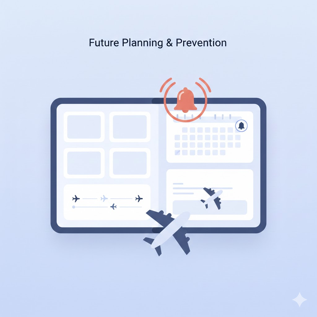 future planning & prevention in expedia flight for credits