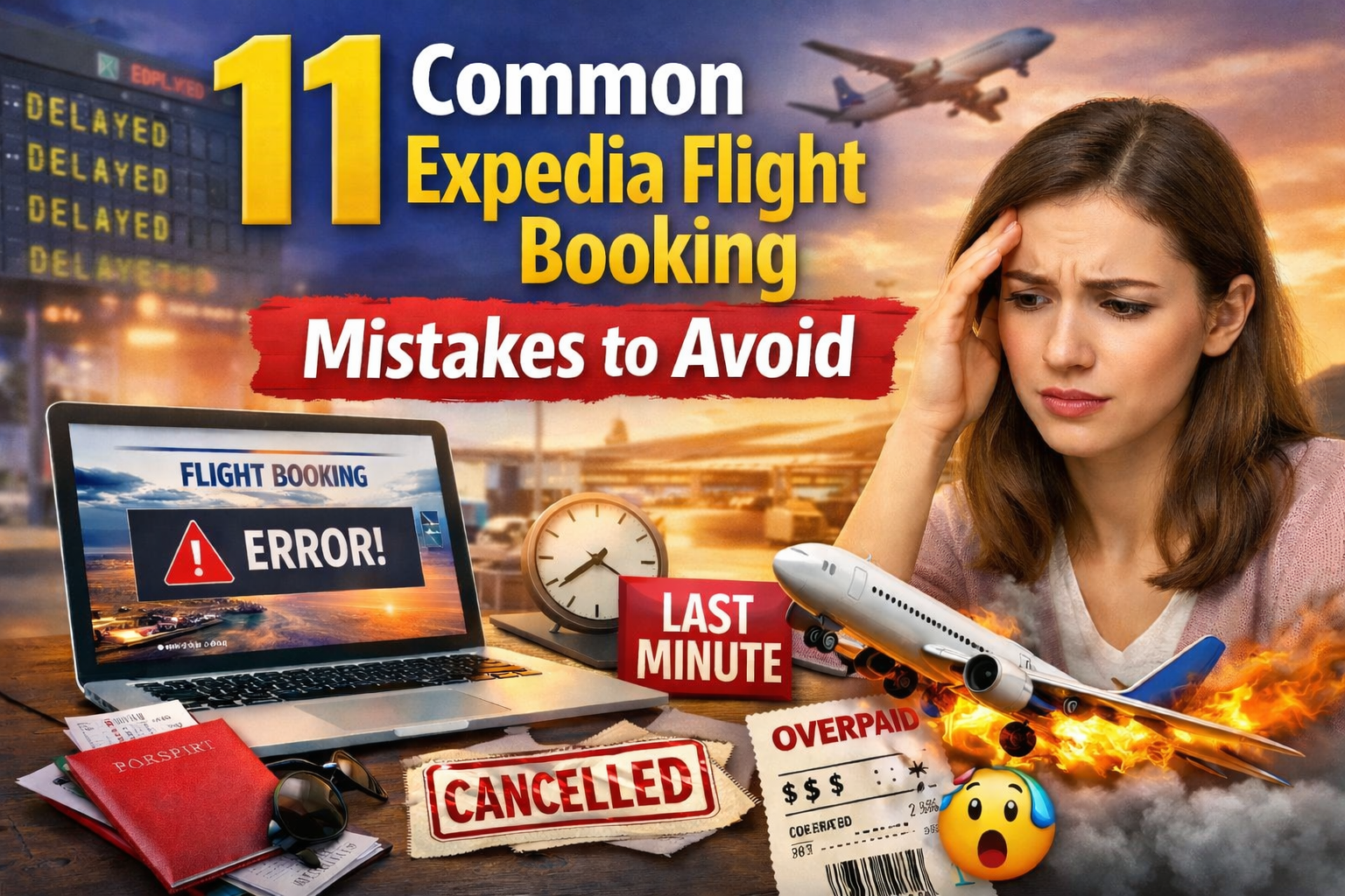 Common Expedia Flight Booking Mistakes to Avoid