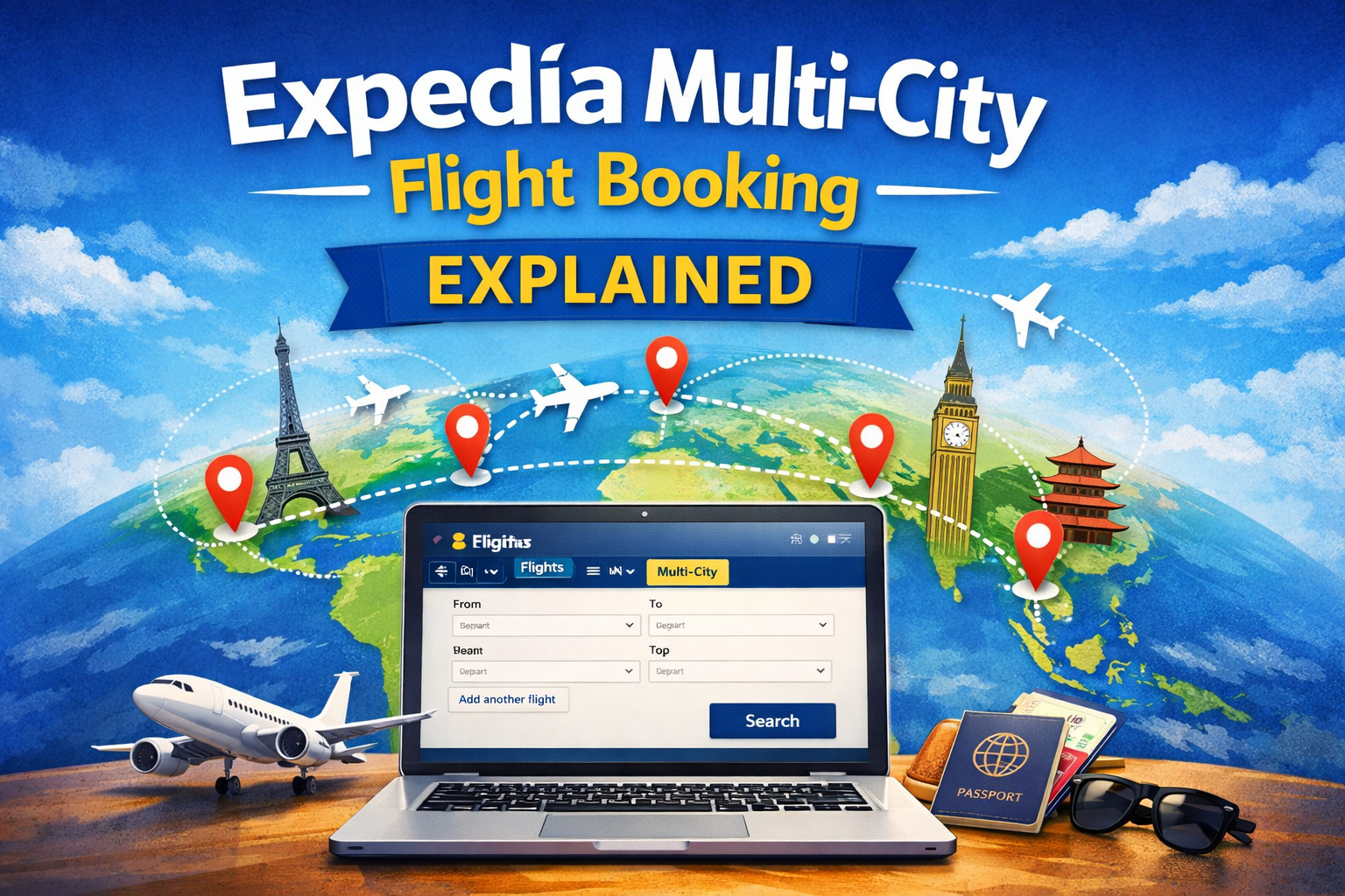 How Expedia Multi-City Flight Booking Works