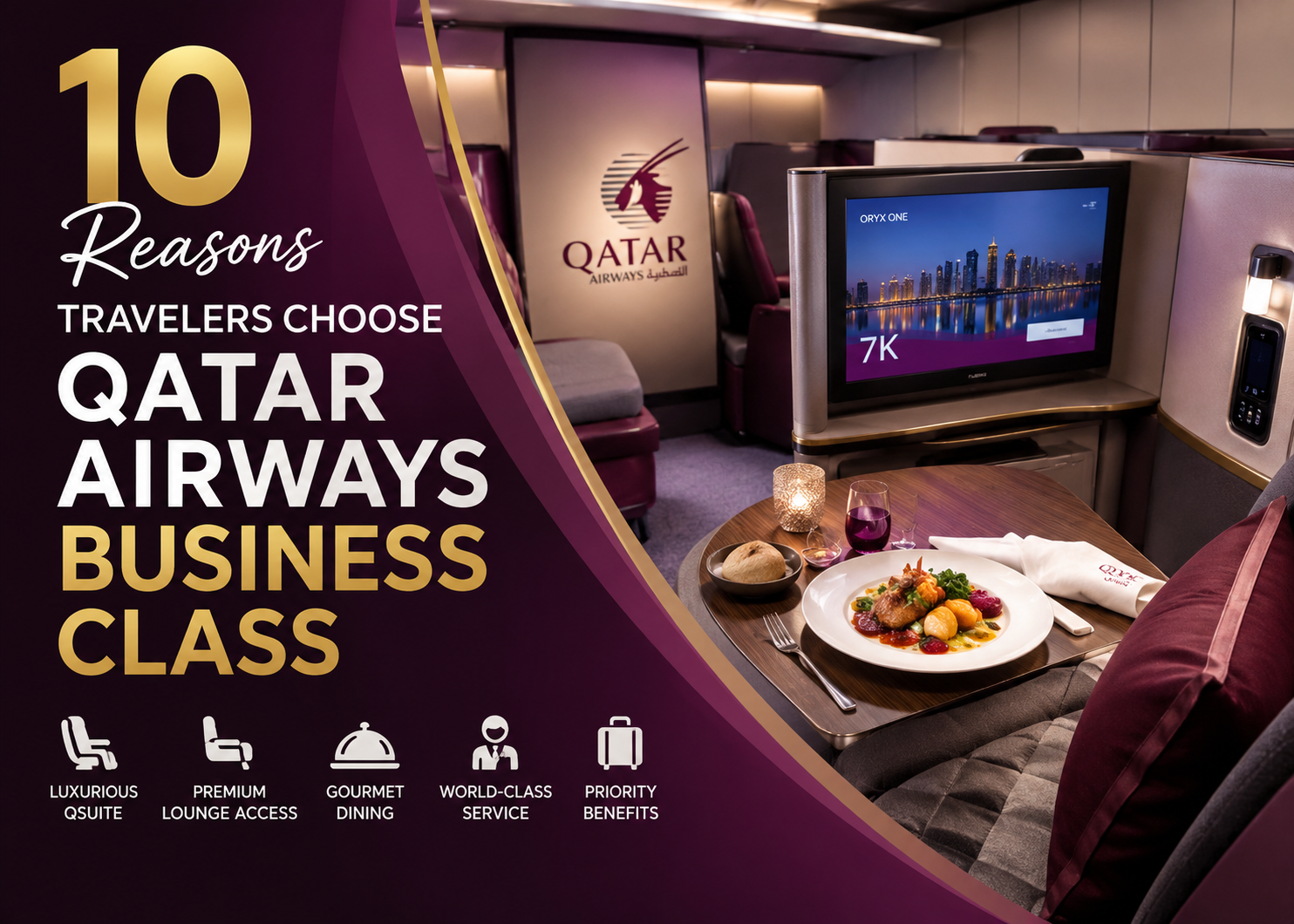 10 Reasons Travelers Choose Qatar Airways Business Class