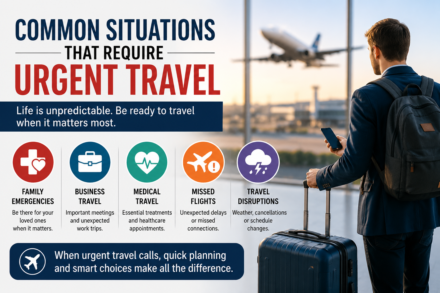 Common Situations That Require Urgent Travel